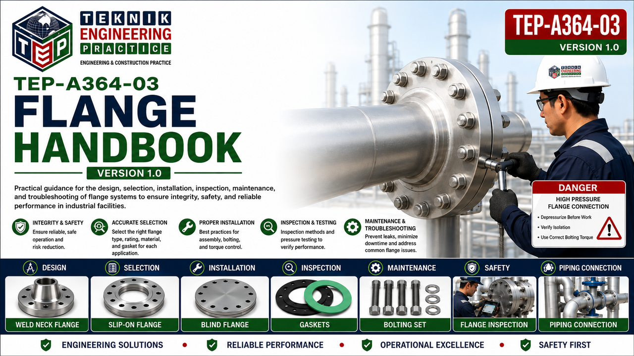 Thumbnail for TEP-A364-03 – Flange Engineering Handbook – Version 1.0
